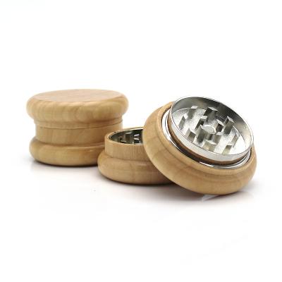 China New Hot Sale Custom Logo Tobacco Weed Wood Grinder Smoking Accessories Wooden Herb Grinders Smoke Shop Wholesale for sale