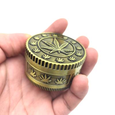 China Hot Sales Classic Cut Grinder Zinc Alloy Dry Herb Grinders Custom Logo Tobacco Muller Weed Tobacco for sale