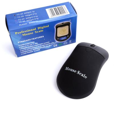 China High Precision Classic Digital Scale Handheld Secret Mini Scale Mouse with Battery for sale