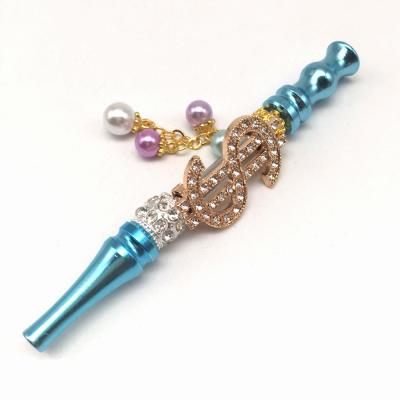 China New Arrival Hot Selling Aluminum Hookah Tips Bling Bling Metal Dollars Shaped Hose Mouth Tip for sale