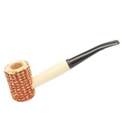 China Hot Sale Original Novelty Corn Cob Wooden Pipe Smoke Original Corn Smoking Pipes for sale