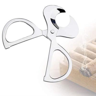 China CLASSIC cheap wholesale cigar cutters cigar cutter factory stainless steel metal cigar cutters for sale