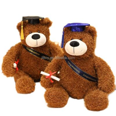 China 2022 Best-Selling Toy Plush Graduation Bears Soft Plush Toy Graduation Bear 35cm Eco-friendly Material Class Custom Made for sale