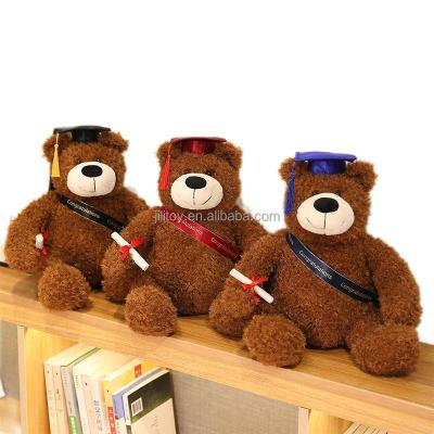 China 2022 Best-Selling Toy Plush Graduation Bears Soft Plush Toy Graduation Bear 35cm Eco-friendly Material Class Custom Made for sale