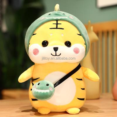 China Wholesale Custom Animal Eco-friendly Material Plush Toys Tiger Stuffed Animal Plush Toy 1Pcs Tiger Plush Toy Pillow For Children for sale