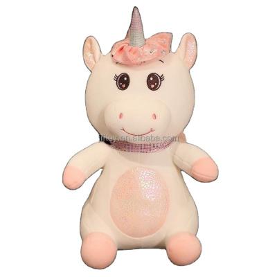 China Custom Made Eco-friendly Material Unicorn Stuffed Animal Cartoon Pillow Plush Toys Unicorn Plush Toy For Kids soft for sale