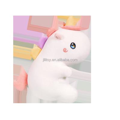 China Eco-friendly Material Make Your Own Unicorn Plush Pillow Toys For Kids Embroidery Toy 30cm 40cm Unicorn Stuffed Animal Plush Toy for sale