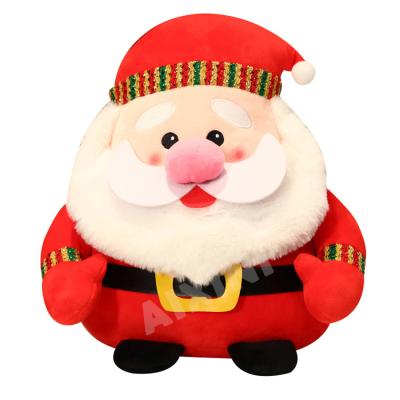 China Santa Claus Plush Toys Stuffed Animal Plush Free Sample Custom Christmas Ornament for sale