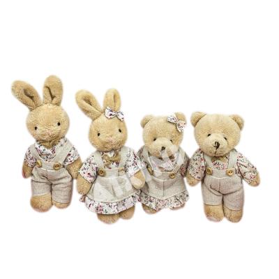 China Colorful Rabbit Ester Bunny Stuffed Toy Home Decoration/Gift OEM ODM Easter Basket Toys Kids for sale