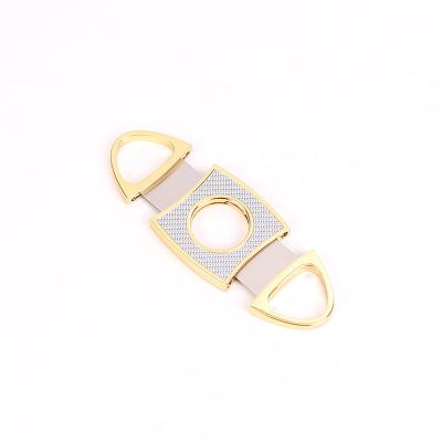 China High quality guillotine cigar cutter factory direct sales blunt splitter gild cigar cutter carbon fiber for sale