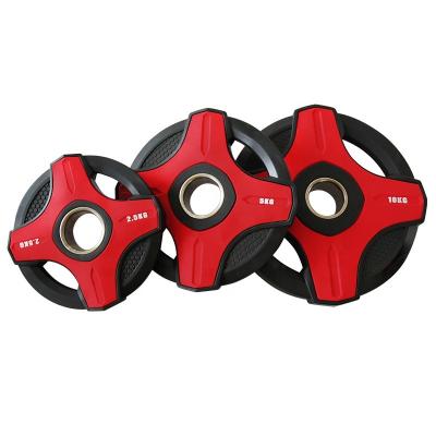 China Good Quality Barbell Gym Weight Plate Universal Barbell Weightlifting Training Weight Plates Gym Bumper Plates for sale