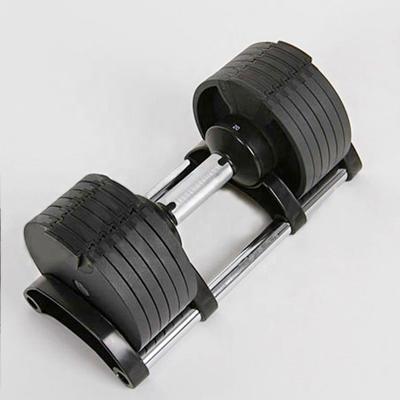 China Adjustable Weight Weight Barbell Gym Freestyle Dumbbell Set Training Equipment Exercise Strength Core Fast Adjustable Dumbbell for sale