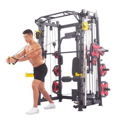 China Wholesale Commercial Use Manufacturer Commercial Force Training Squat Rack Power Rack Gym Blacksmith Machine Gym Equipment for sale