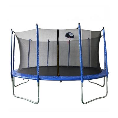 China PVC Home Children's Trampoline Indoor Commercial Outdoor Adult Trampoline Large Outdoor Trampoline With Net Protection for sale