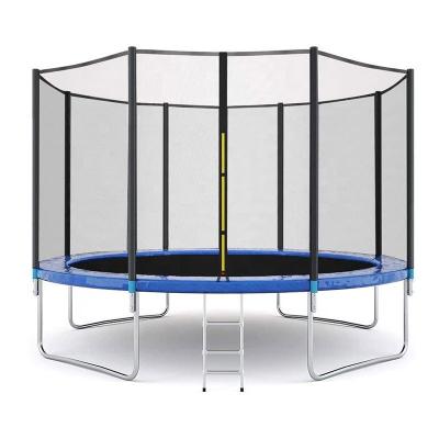 China Amusement park manufacturer 10FT child fitness commercial trampoline for sale outdoor trampolines with safety net for sale