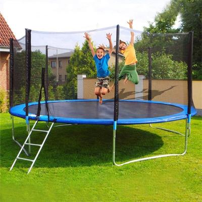 China PVC Home Children's Trampoline Indoor Commercial Outdoor Adult Trampoline Large Outdoor Trampoline With Net Protection for sale