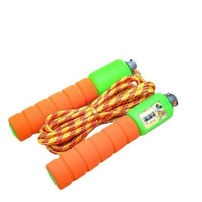 China PVC Count Adjustable Cotton Jump Rope Rubber Kids Exercise Count Jump Rope Digital Color Jump Rope for sale