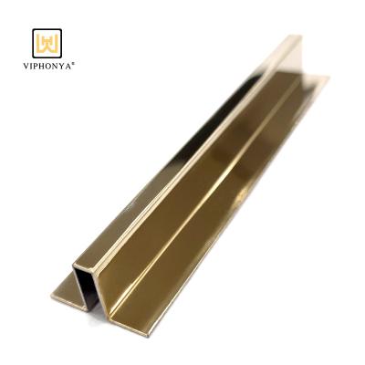 China Modern Stainless Steel Y-Profile Viphonya Tile Protector Trim Tile Accessories Hall 