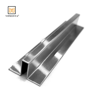 China Modern Anti-collision Stainless Steel Y-Profile Viphonya Tile Protector Trim Y-Tile Accessories Dining Use for sale