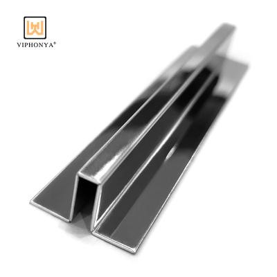 China Wholesale Price Modern Stainless Steel Y-Profile Factory Wholesale Price Viphonya Tile Trim Tile Guard Mall Y Decor for sale