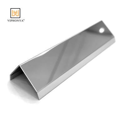 China Modern High End Viphonya 304 Stainless Steel Metal Tile Trim 2022 V Shaped Trim for sale