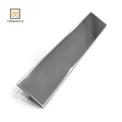 China Modern Stainless Steel Tile Trim T Shaped 304 Grade Junction Panel Decorative Profile Metal Tile Trim For Wall Decoration for sale