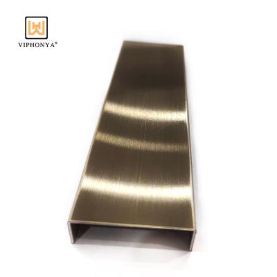 China Modern Viphonya Tile Stainless Steel U Profile Glossy Or Brushed Trim for sale