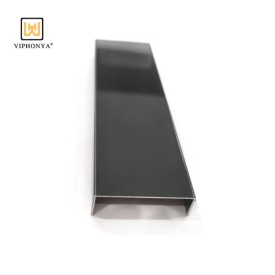 China Viphonya Modern Stainless Steel U Shaped Stainless Steel Molding U Profile Tile Trim for sale