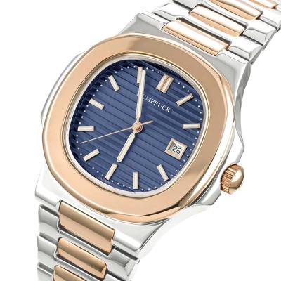 China Gold Supplier Date HUMPBUCK Men's Business Relojes Para Hombres Automatic Branded Men's Japan Waterproof Wrist Watch for sale