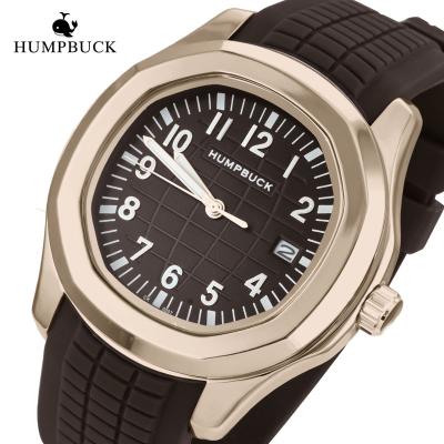 China Automatic Date HUMPBUCK Famous Brand Watches Men's Quartz 2021 Luxury Top Man Gold Minimalist Classic Men's Wrist Watch for sale