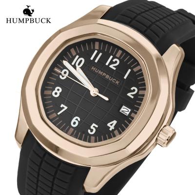 China Automatic Date HUMPBUCK Business Watch Brand Relogio Dourado Watches Japan Reloj De Lujo Mens Geneva Luxury Men for sale