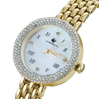 China DIVER HUMPBUCK Woman Quartz Watch Japan Movement Waterproof Diamond Luxury Gold Watches Brand Wathces Women for sale