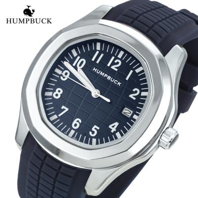 China Watches For Men Designer Gold Date HUMPBUCK Brand Silicone Automatic Luxury Wristwatch Quartz Wrist Watch High Quality Original for sale