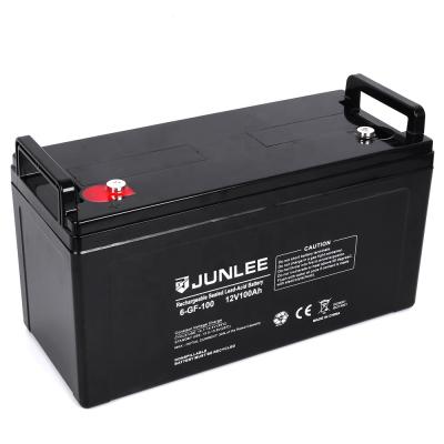 China Golf Carts AGM Sealed Lead Acid Batteries 12V 100Ah Deep Cycle Rechargeable Battery for sale