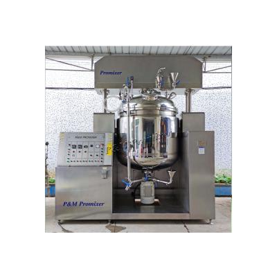 China Factory 1500L Vacuum Homogenizer Mixer Mayonnaise Making Machine Vacuum Machine Emulsifying Mixer for sale