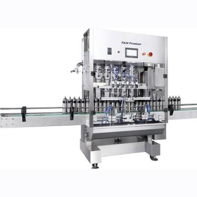 China Automatic Liquid Paste Promixer 4heads Paste And Shampoo Liquid Filling Machine for sale