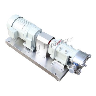 China Organic Fuel Industry Food Hygiene Grade Stainless Steel Flour Dough Batter High Viscosity Cam Rotor Conveying Peristaltic Pump for sale