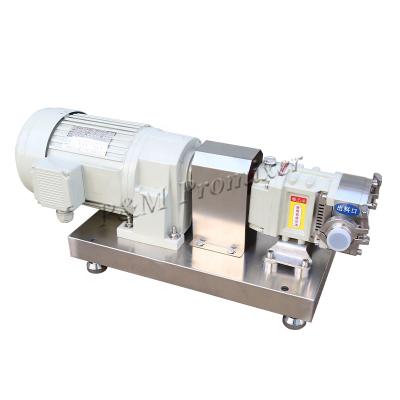 China Stainless Steel Cam Type Food Biofuel Industry High Viscosity Chili Sauce Conveying Chemical Coating Pump for sale