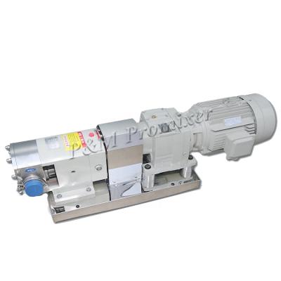 China Industry 304 stainless steel food pump biofuel large flow flexible high viscosity liquid anti-corrosion self-priming pump for sale