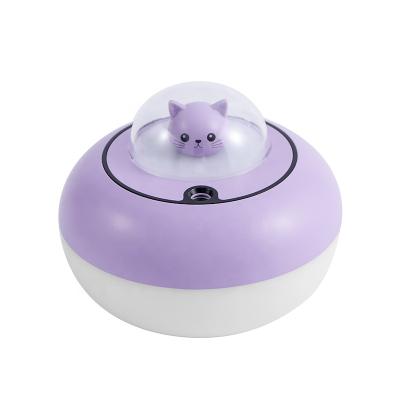 China Car New Product Mini Kitten Lovely Fragrance Therapy Diffused Essential Oil Ultrasonic Humidifier for sale