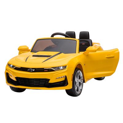 China Ride On Toy 2021 New Chevrolet Camaro Kids Electric Car Licensed Remote Control 12V Battery for sale