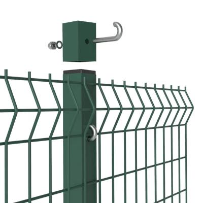 China High Quality Galvanized and PVC Coated 3D Panel Fence Curved Garden Welded Wire Mesh Panel Fence Valla Plastico for Airport for sale