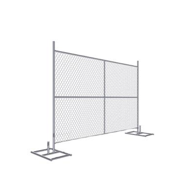 China Construction Site Panel 2.1m x 2.4m Self-supporting Temporary Modular Fence Panel Galvanized Fence Panels for sale