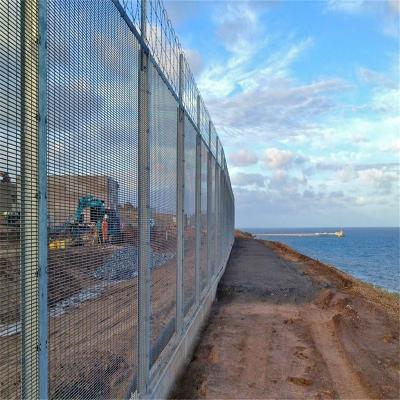 China Garden Yard 358 Security Galvanized Wire Mesh Fence Panels Metal 3 Meter Height Anti Climb Sport Fence for sale