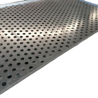 China 1.2mm 0.9mm Perforated Metal Wire Mesh Mild Steel Cold Rolled Sieve Mesh Sheets for sale