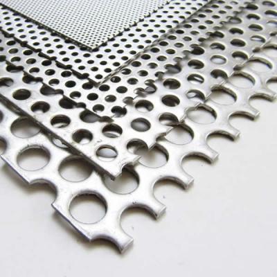 China Q235 Decorative Mild Steel Metal Perforated Mesh Sheet with Various Hole for sale