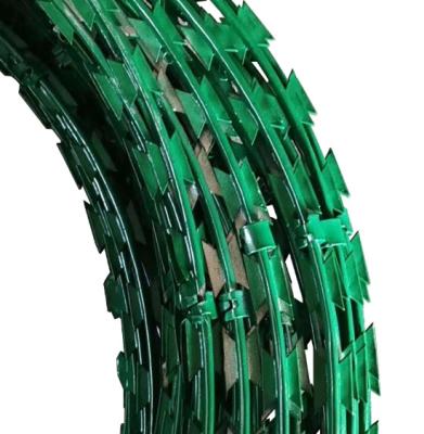 China Hot Selling Sale Anti-Climb Galvanized Concertina Razor Barbed Wire for Security/Razor Wire for sale