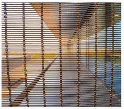 China Stainless Steel Balustrade Wire Mesh with Cables and Rods Decorative Weave Technique for sale