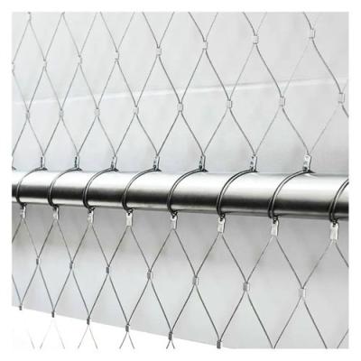 China Customization AISI 304 or AISI 316 Wire Rope Mesh/Wire Rope Net/Stainless Steel Rope Mesh for sale