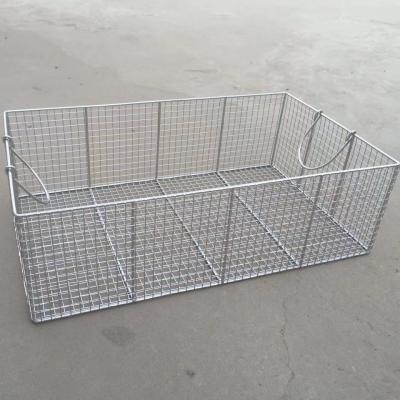 China Customization stainless steel wire mesh french fry frying basket stainless steel wire mesh basket for sale